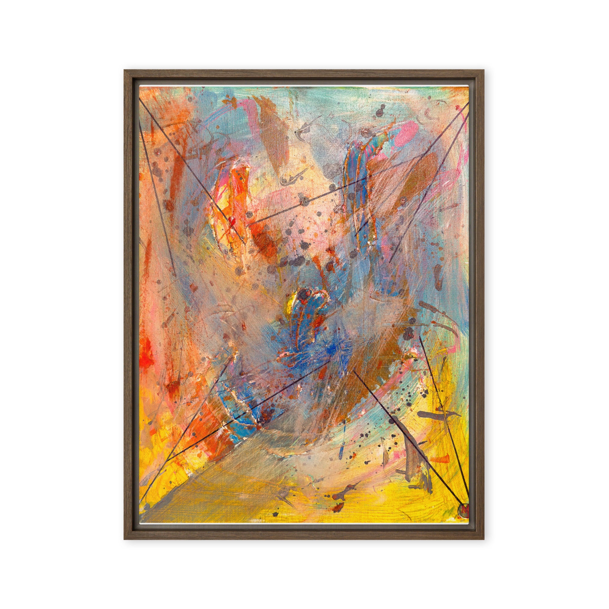 After Sun Framed Canvas — Original Fine Art | Raw Works